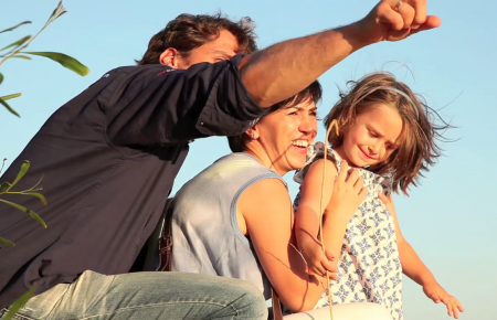 Isabel, Maite y José Luis